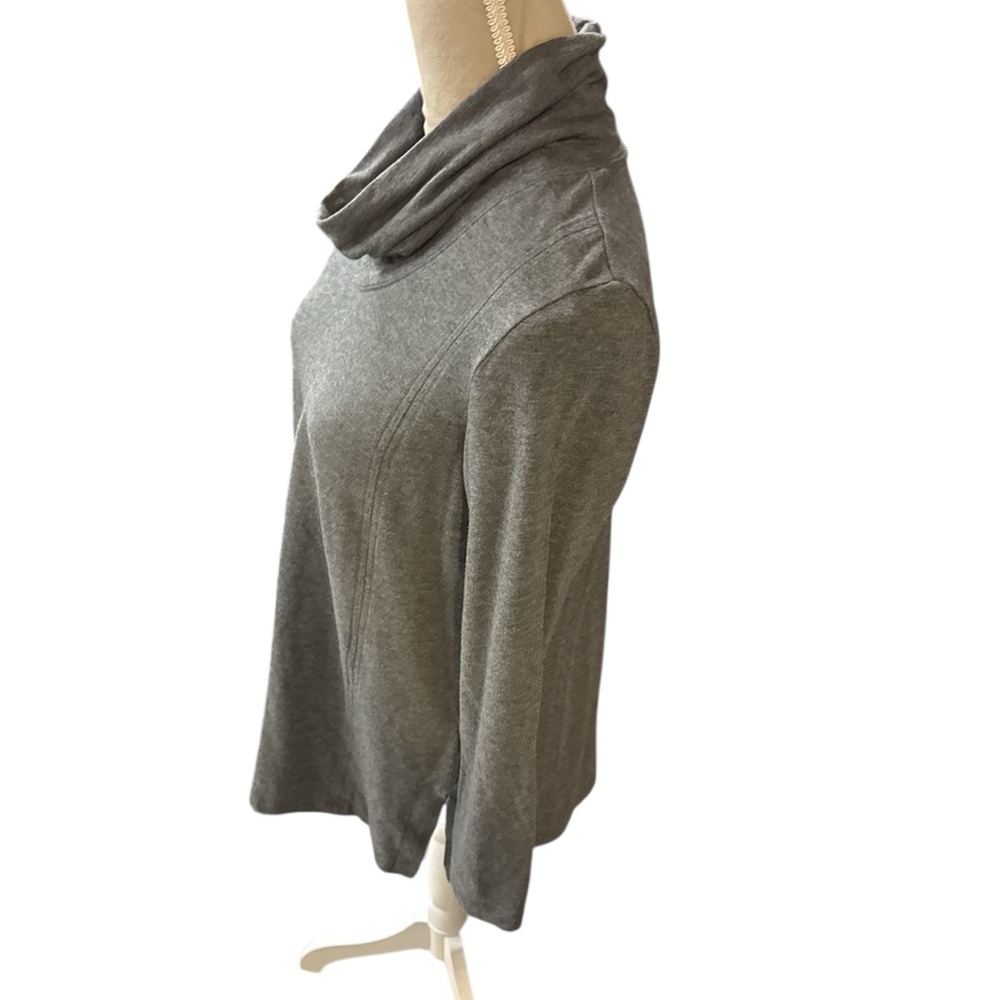 Pure Jill Gray Turtleneck Sweater